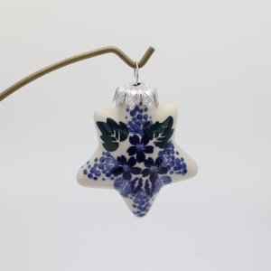 Christmas ornament STAR (A489 D119)      