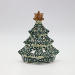 Ceramic Christmas tree lantern (A526 D49) 