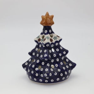 Ceramic Christmas tree lantern (A526 D24)    