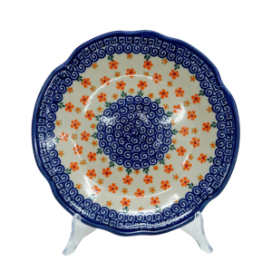 Talerz deserowy z reliefem 21,5 cm (A256 D8)