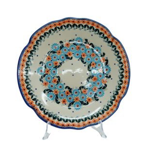Talerz obiadowy płytki z reliefem 27,5 cm (A257 D91)