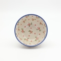 Bowl 15 cm A86 D141 – hand-painted Bolesławiec pottery in a traditional pattern, perfect for soups, desserts, and snacks.