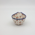 Ceramic colander / strainer A506 D141 – hand-painted Bolesławiec pottery, practical and decorative for draining pasta, vegetables, and fruits.