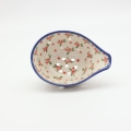 Ceramic colander / strainer A506 D141 – hand-painted Bolesławiec pottery, practical and decorative for draining pasta, vegetables, and fruits.