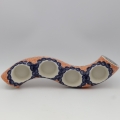 Decorative Bolesławiec candle holder A750 D77, ideal for living room or dining area.