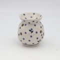 Hand-painted Bolesławiec ceramic aroma lamp.