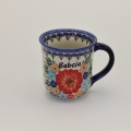 kubek dla babci, prezent dla babci, kubek babcia, kubek tulipan, upominek na dzień babci, kubek ceramiczny babcia, prezent dla babci urodziny, kubek bolesławiecki