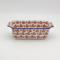 Ceramic bread baking dish with handles III – oven baker for homemade sourdough bread.