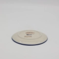 Hand-painted small dessert plate 16 cm made from traditional Bolesławiec pottery. Perfect for serving cakes, desserts, and snacks.