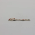 Boleslawiec Pottery dessert spoon hand-painted ceramic teaspoon.
