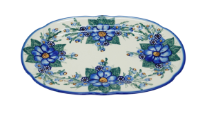 Oval platter with relief (A262 D7)