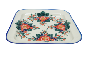 Square platter (A334 D68)