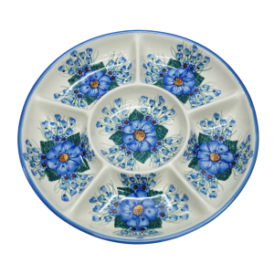 Round divided plate (A172 D36)