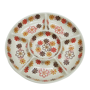 Round divided plate (A172 D63)