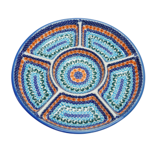 Round divided plate (A172 D69)