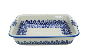 Ovenproof dish with handles (A121 D27)