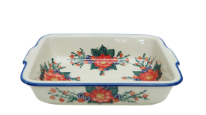 Ovenproof dish with handles (A121 D68)