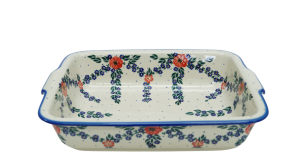 Ovenproof dish with handles (A121 D56)