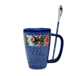 Cappuccino mug with a spoon (A20 D15)