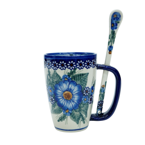 Cappuccino mug with a spoon (A20 D74)
