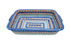 Ovenproof dish with handles (A121 D35)